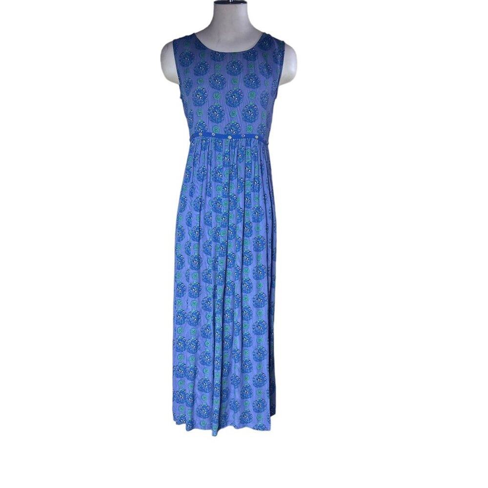 Vintage 90's Pudding Shop Woman size 1 S/M Maxi Dress Boho Hippie Rayon